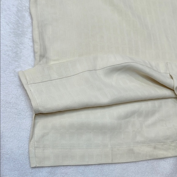 NWT 100% Silk Tommy Bahama Afortunado Camp Cream Casual Button Down Shirt - Picture 9 of 15